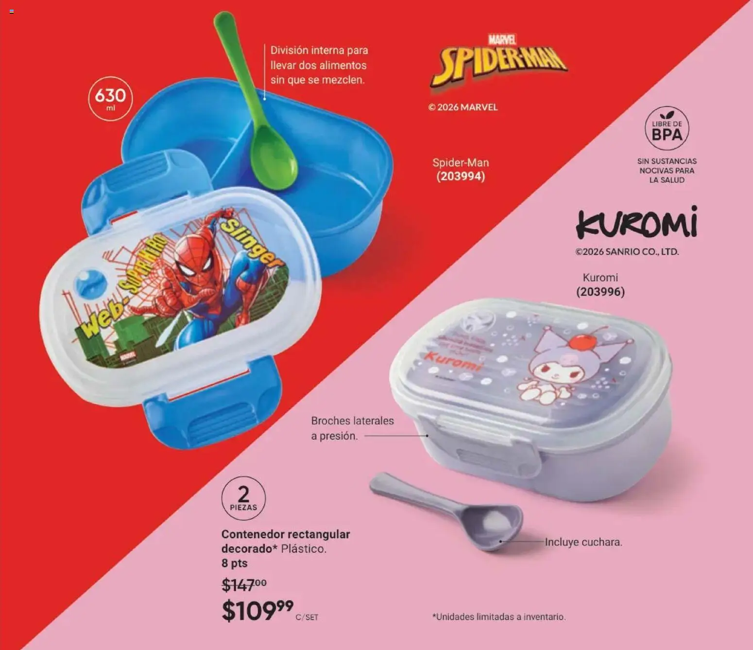 Nuevas ofertas de AVON válidas en toda la República Mexicana desde el 11/09/2026. ¡Encuentra las mejores ofertas en AVON Casa & Estilo 14 2026! | Página: 181 | Productos: Alimentos, Contenedor