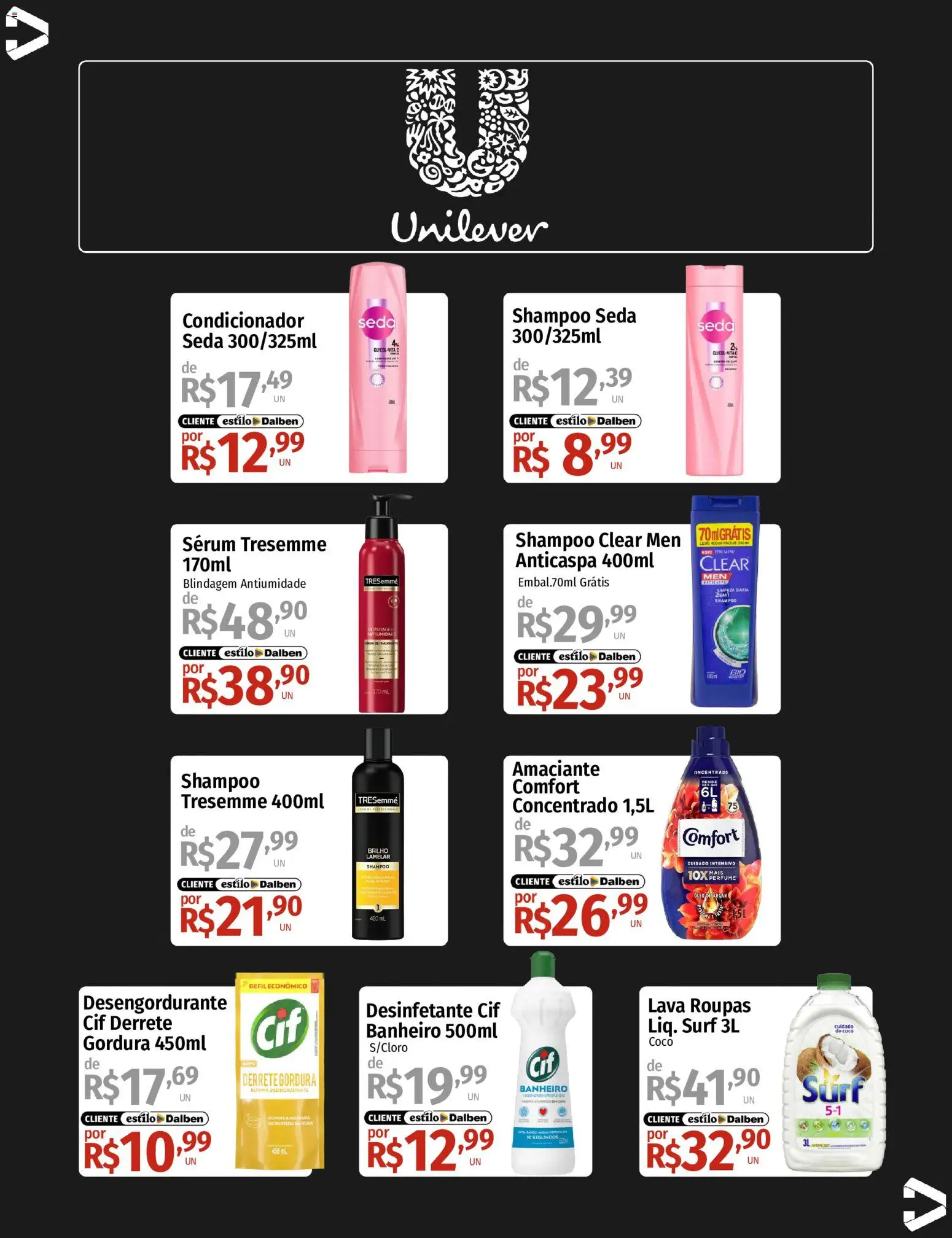 Supermercado Dalben Folheto - válido de 21/09/2026 | Página: 25 | Produtos: Coco, Shampoo, Óleo, Roupas