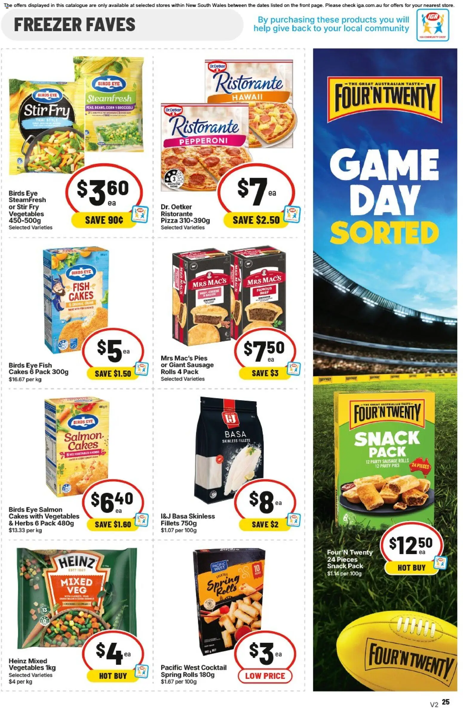 IGA catalogue - valid from 05/08/2026 | Page: 22 | Products: Cheese, Vegetables, Salmon, Game