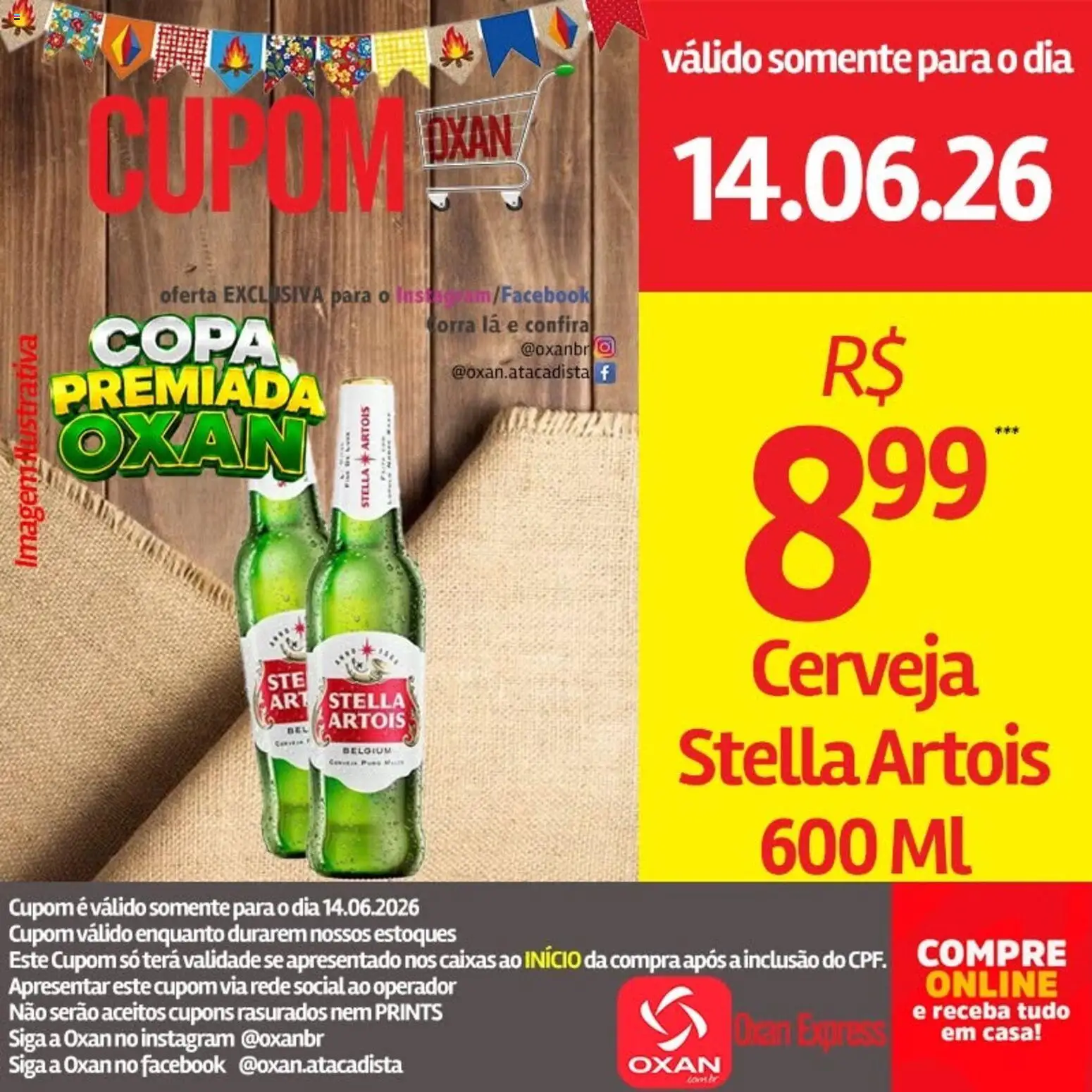 Oxan Atacadista Folheto - válido de 15.06.2026 | Página: 13 | Produtos: Cerveja, Copa