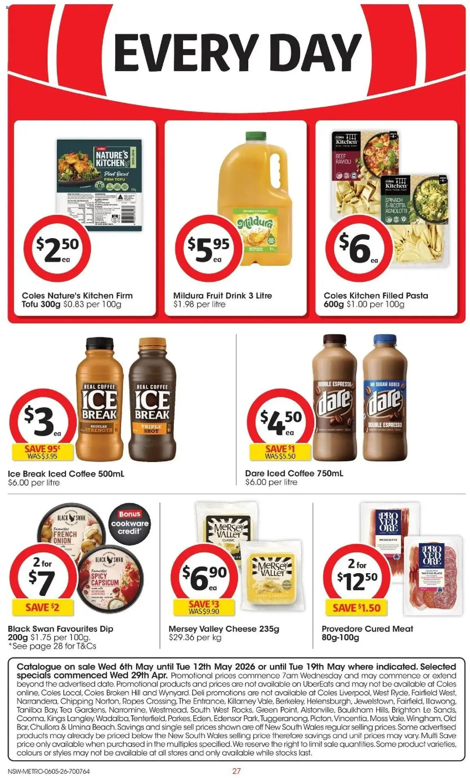 Coles catalogue - valid from 05.05.2026 | Page: 27 | Products: Capsicum, Plant, Meat, Spinach
