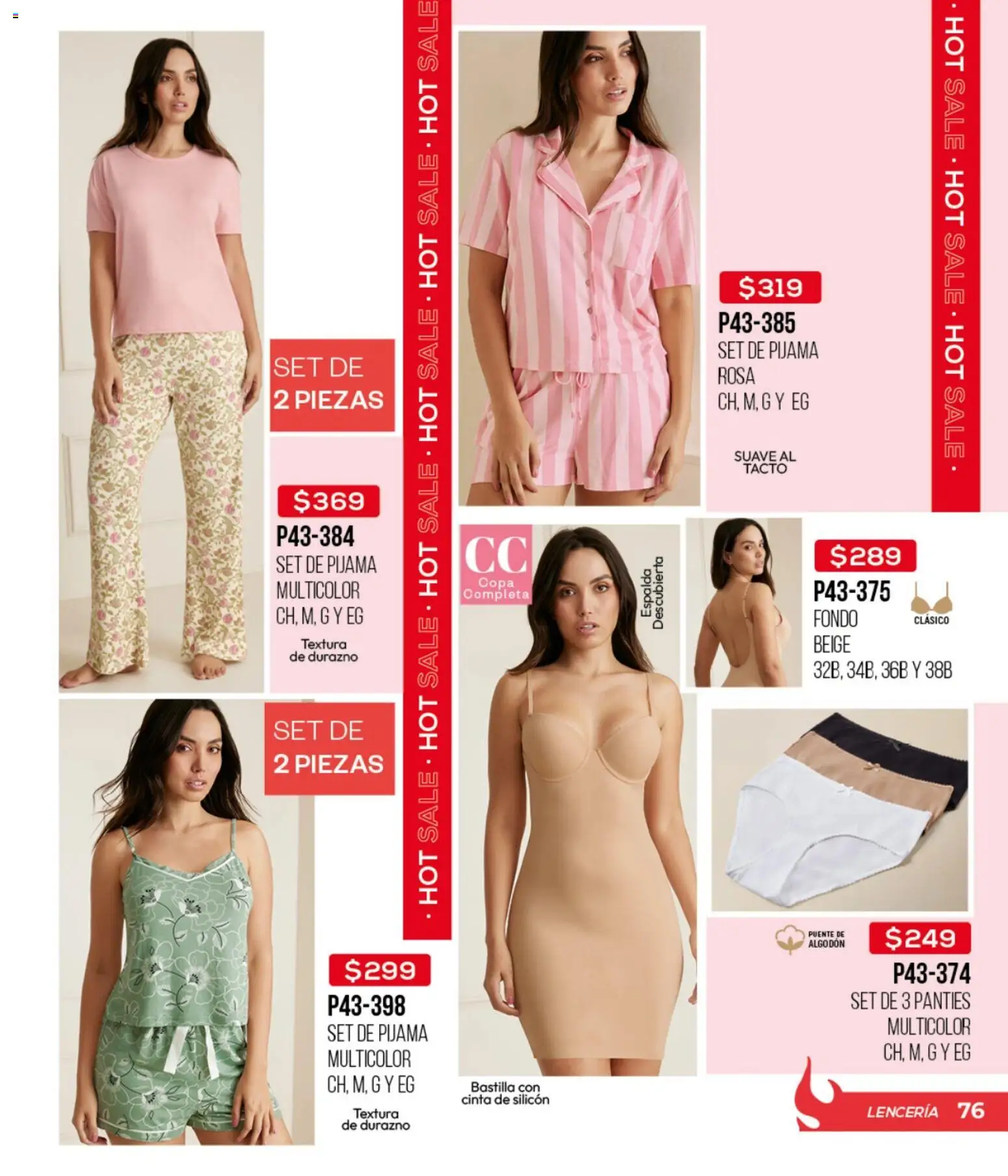 Nuevas ofertas de Cklass válidas en toda la República Mexicana desde el 15.05.2026. ¡Encuentra las mejores ofertas en Cklass Hot Sale! | Página: 266 | Productos: Durazno, Pijama, Algodón, Lenceria