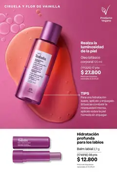 Vista previa Catálogo Natura Ciclo 13 válido desde el 02/09/2026 | Página: 233 | Productos: Vainilla, Sobre, Bálsamo, Bálsamo labial