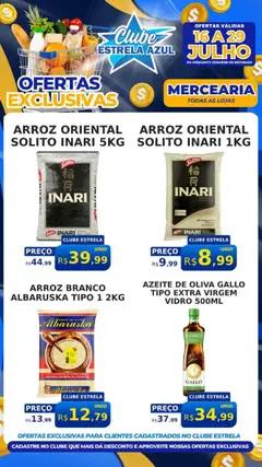 Estrela Azul ofertas Clube Mercearia - Pré-Visualização do folheto da loja Estrela Azul, válido de 16/07/2026