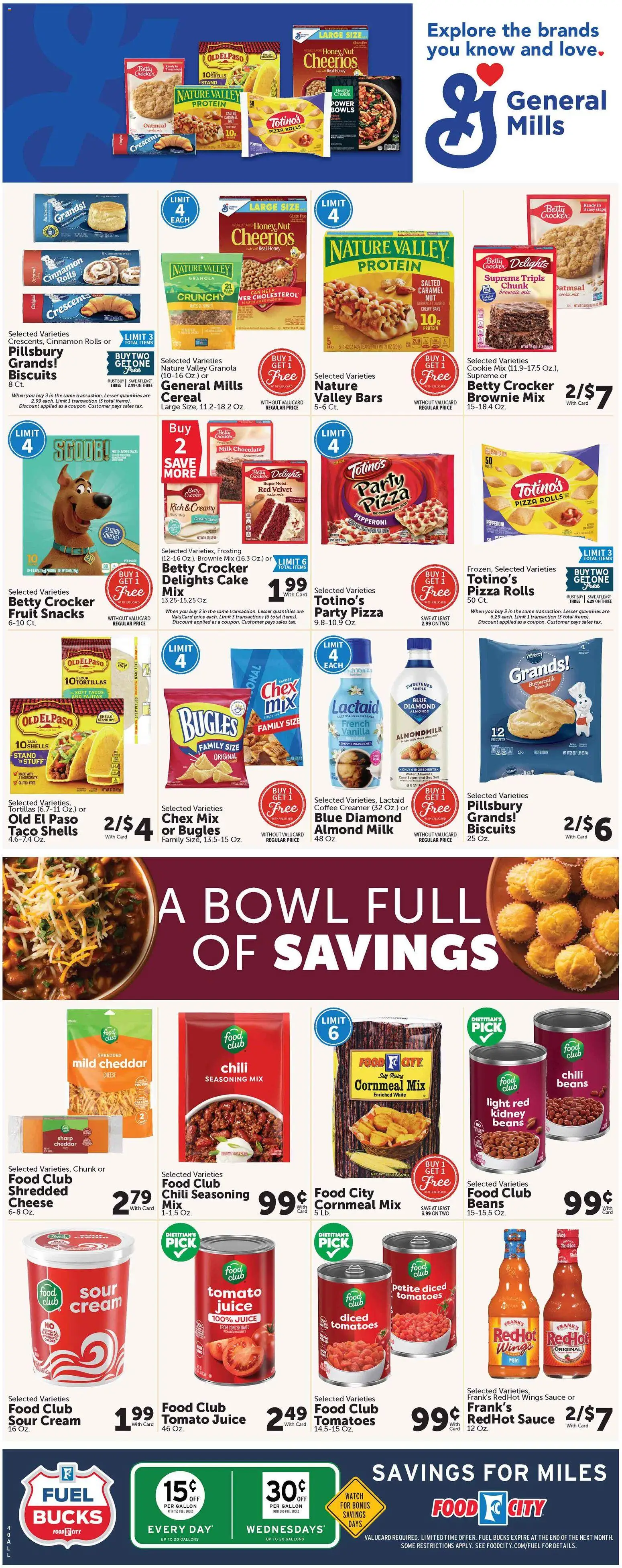 Food City Weekly Ad - valid from 09/09/2026 | Page: 4 | Products: Almonds, Milk, Sugar, Cake