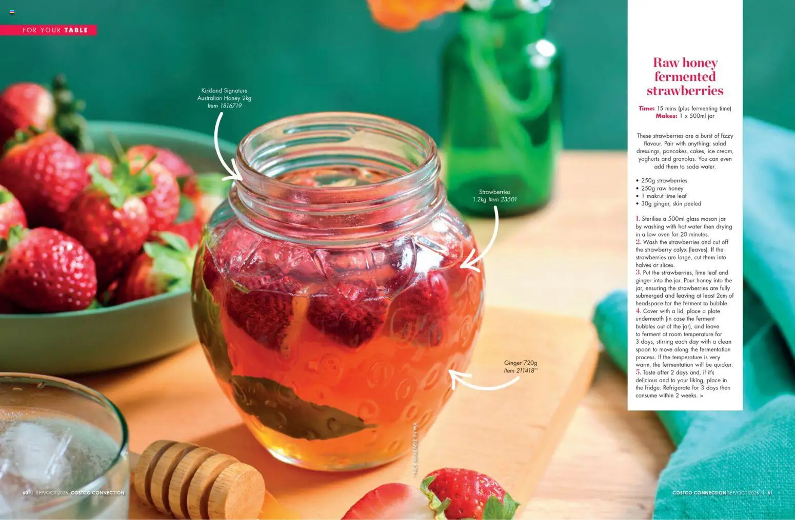 Costco catalogue - valid from 01/09/2026 | Page: 31 | Products: Honey, Salad, Water, Oven