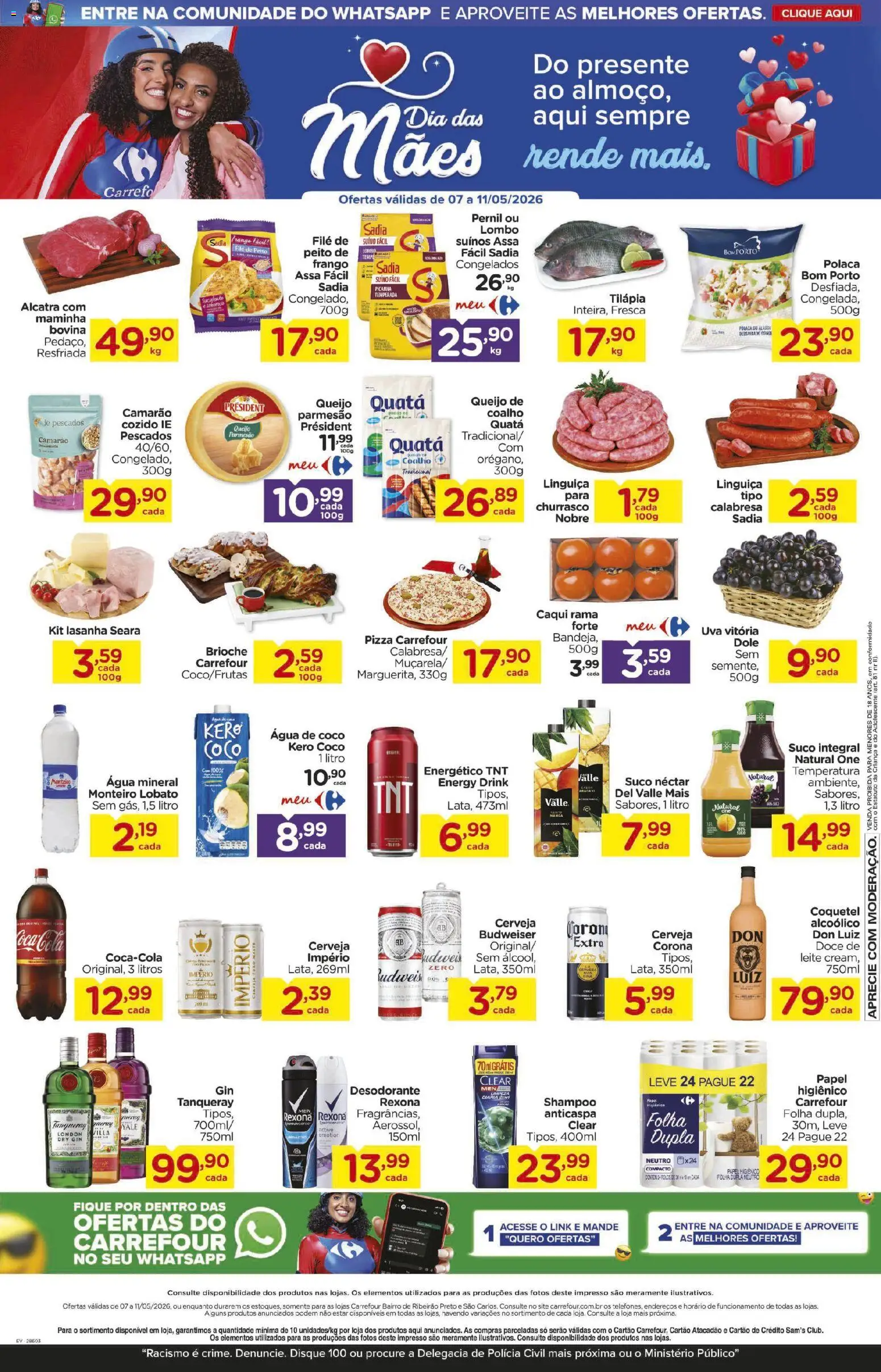Carrefour Bairro ofertas FDS de 07/05/2026 ? Não perca as melhores promoções! | Brasil