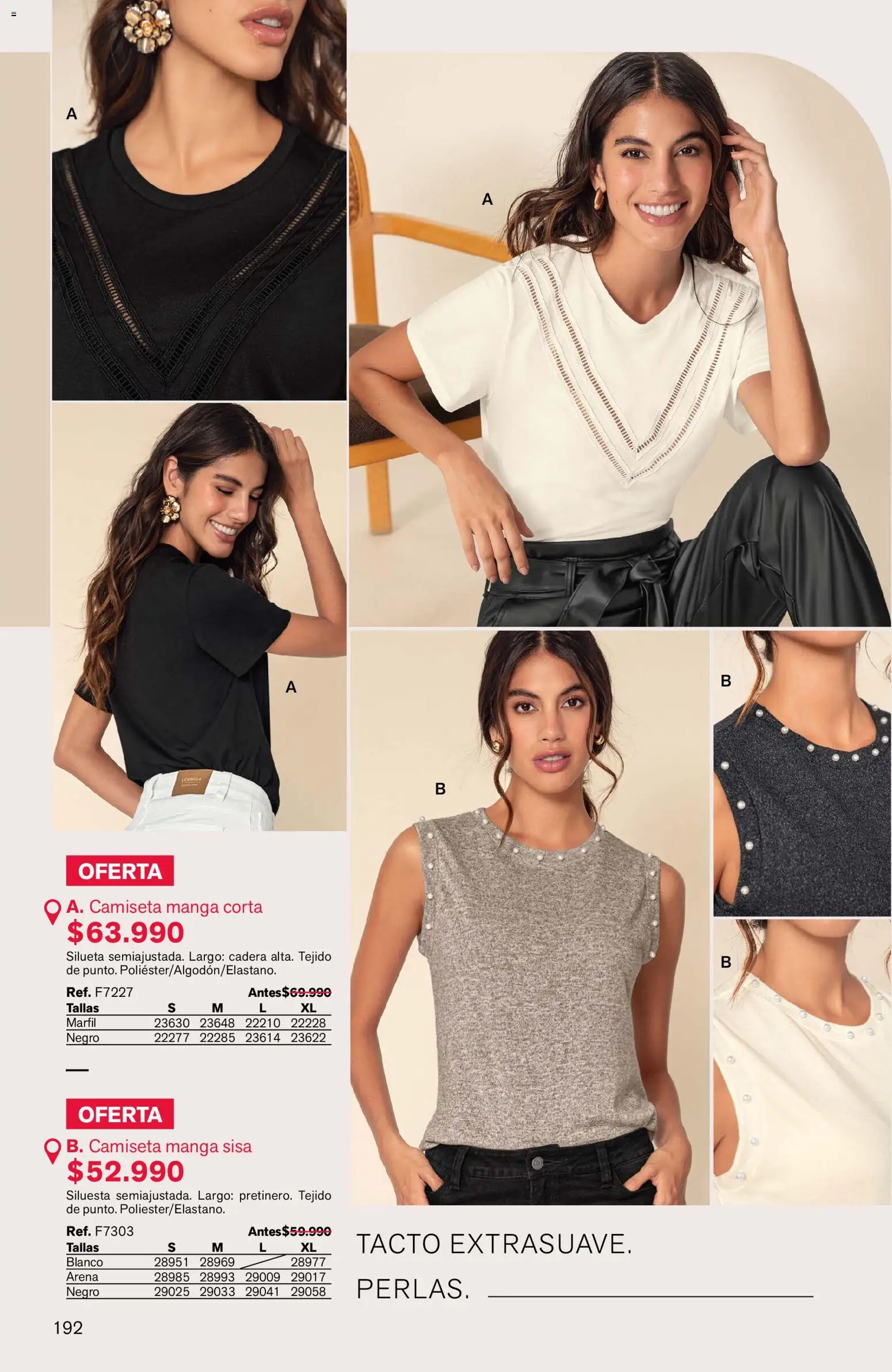 Leonisa revista - valida desde el 04.06.2026 | Página: 192 | Productos: Camiseta, Camiseta manga sisa
