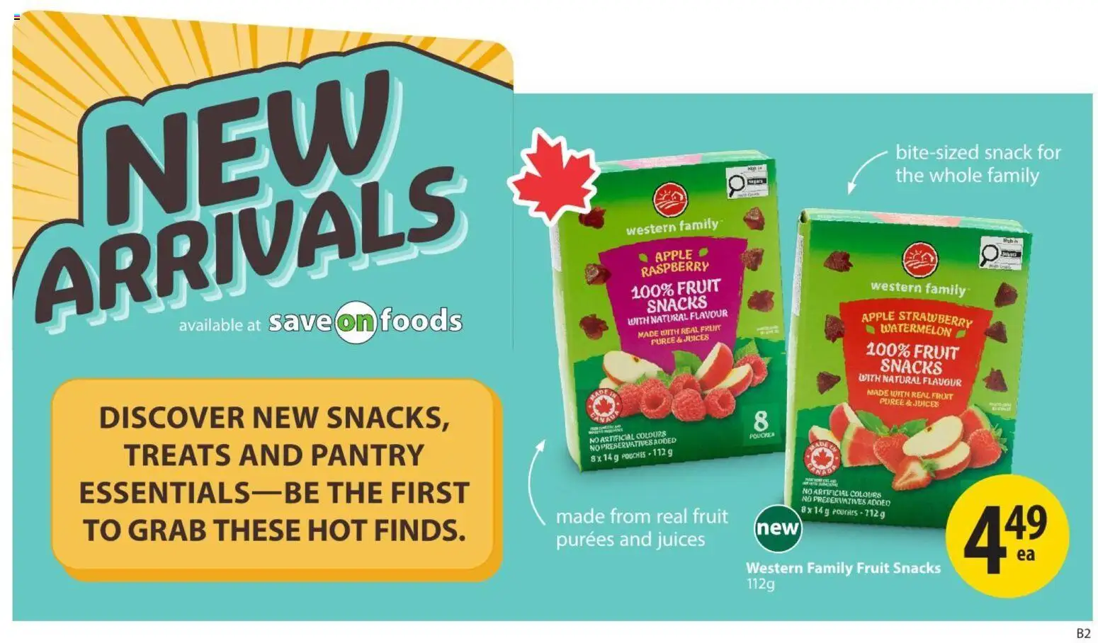Save on foods flyer valid from Aug 13, 2026 | Page: 17 | Products: Fruit, Watermelon, Snacks