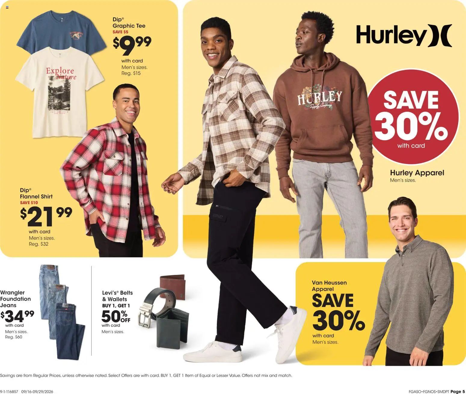 Fred Meyer Home & Apparel - valid from 09/16/2026 | Page: 5 | Products: Foundation, Shirt, Jeans