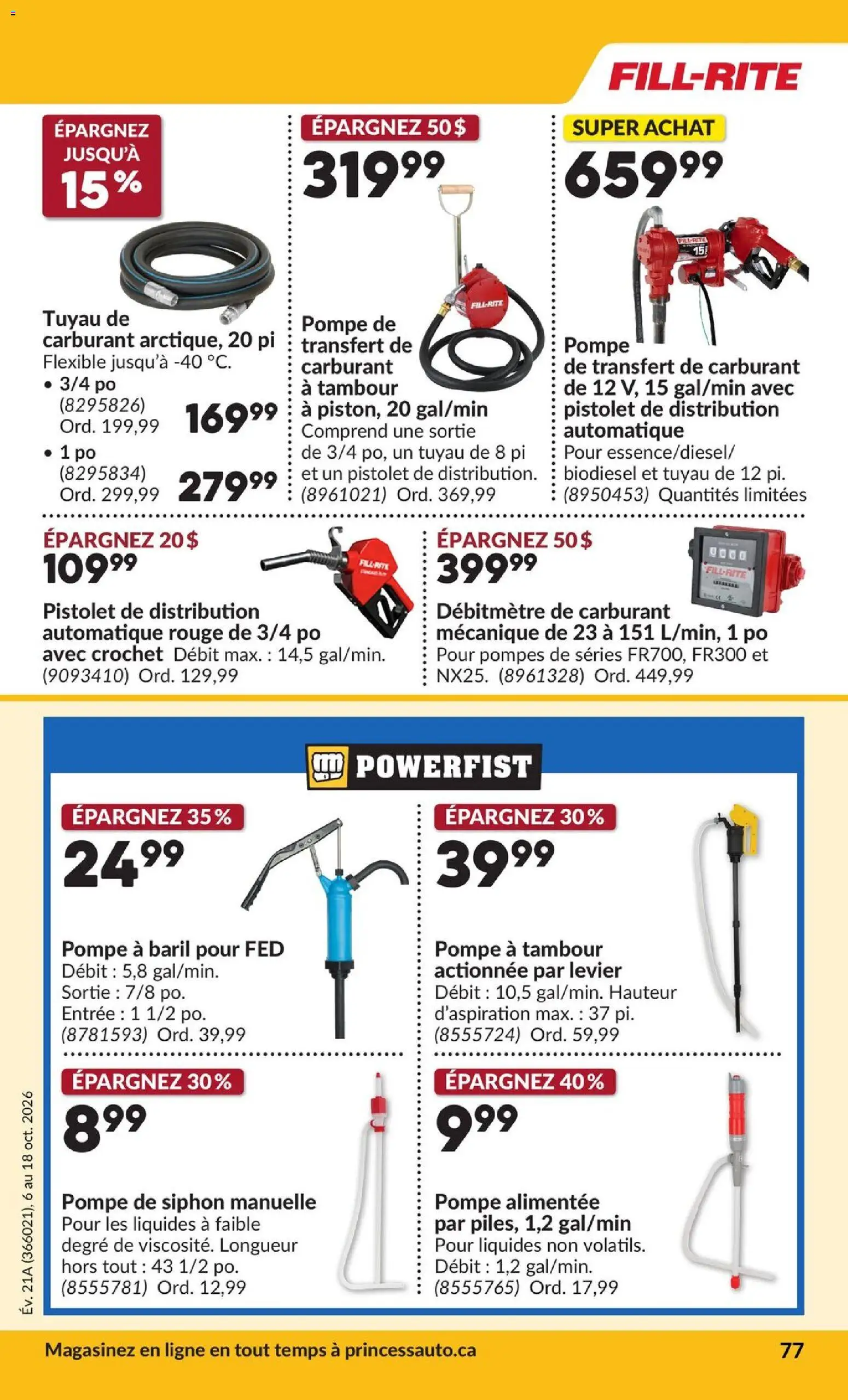 Princess Auto flyer valid from Oct 6, 2026 | Page: 82