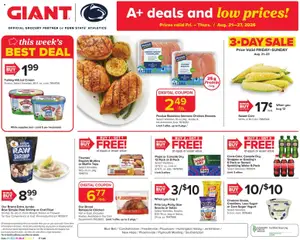 Preview of Giant weekly ads valid from 08/21/2026