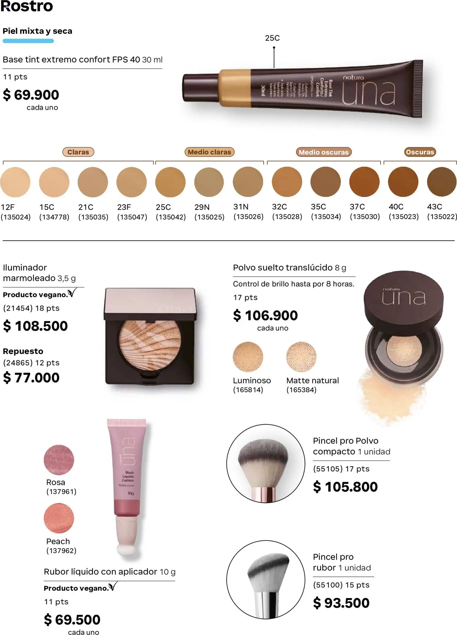 Natura revista - valida desde el 11.06.2026 | Página: 61 | Productos: Iluminador, Rubor, Brillo, Polvo