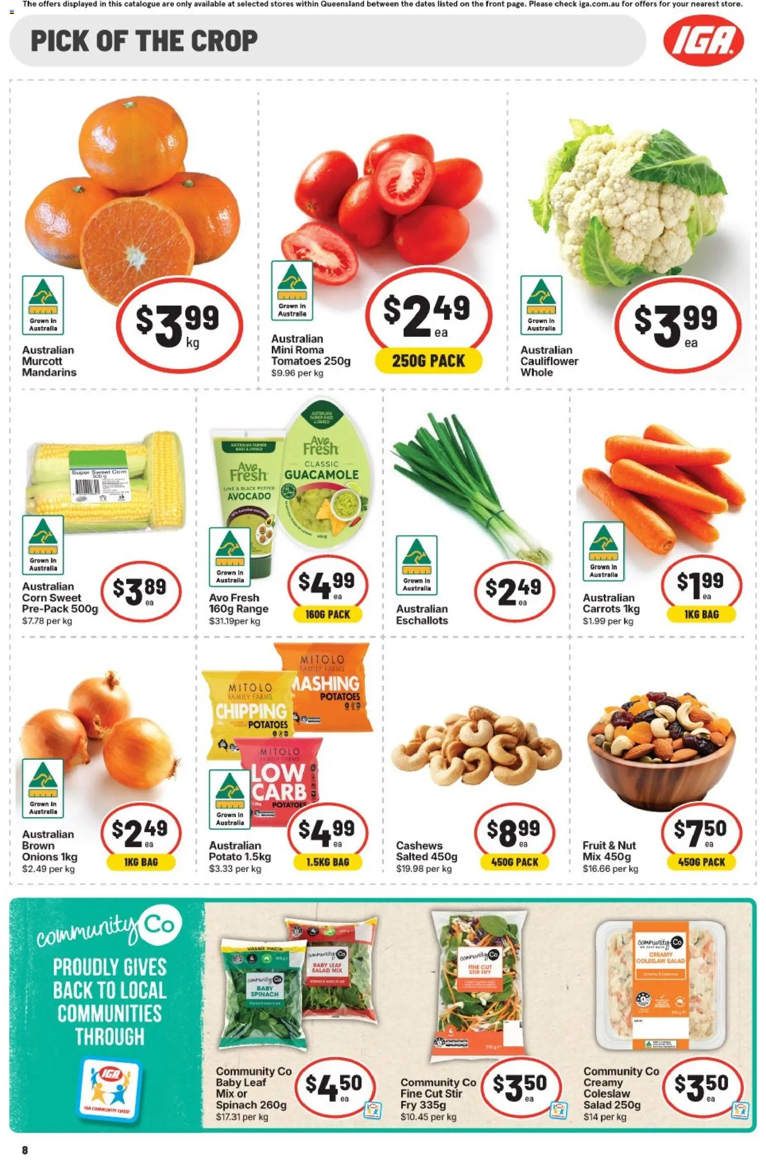 IGA catalogue - valid from 15/07/2026 | Page: 8 | Products: Decor, Crackers, Yoghurt, Sugar