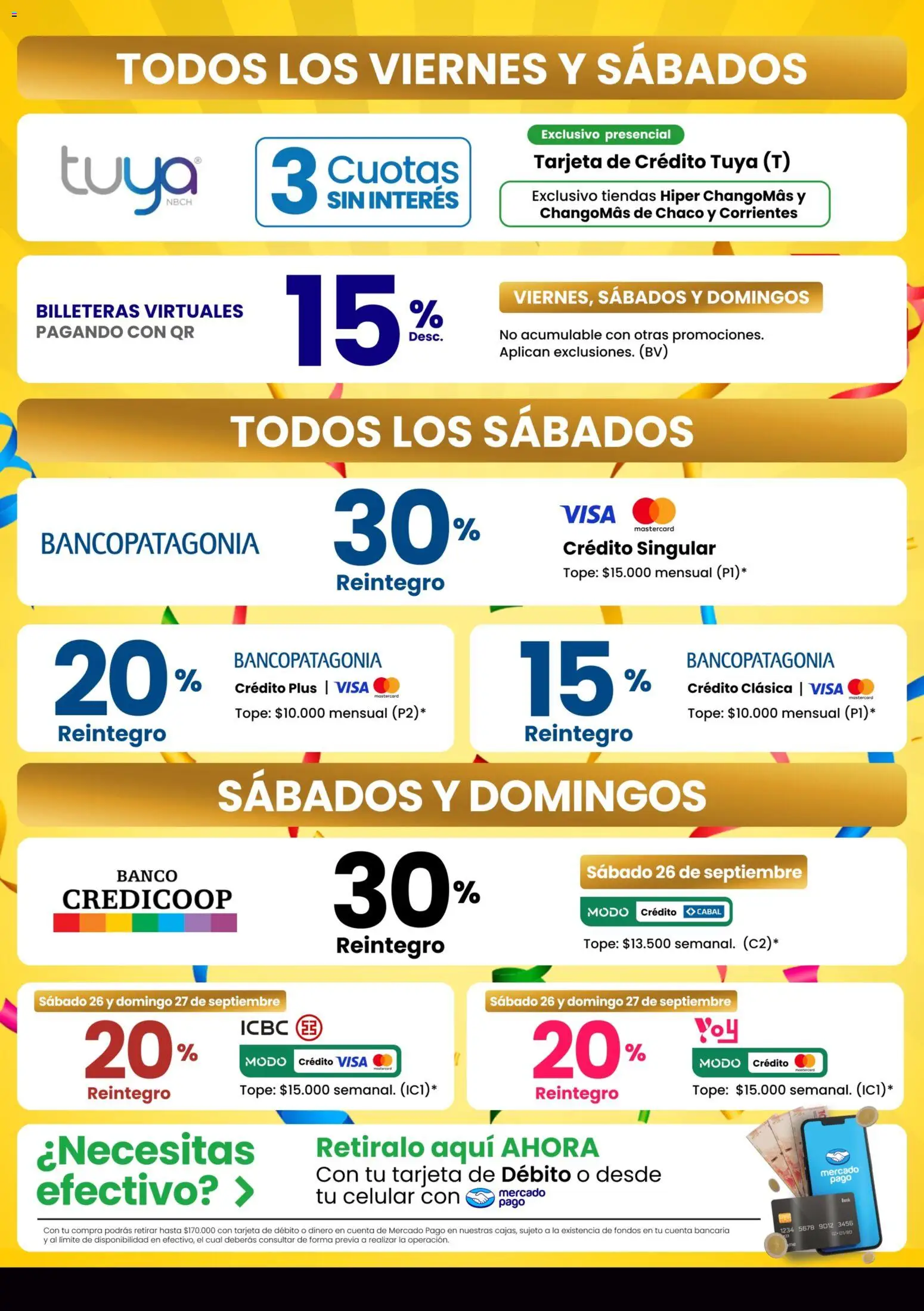 Changomas - Medios de pago │ válido desde el 01/09/2026 | Página: 4 | Productos: Celular