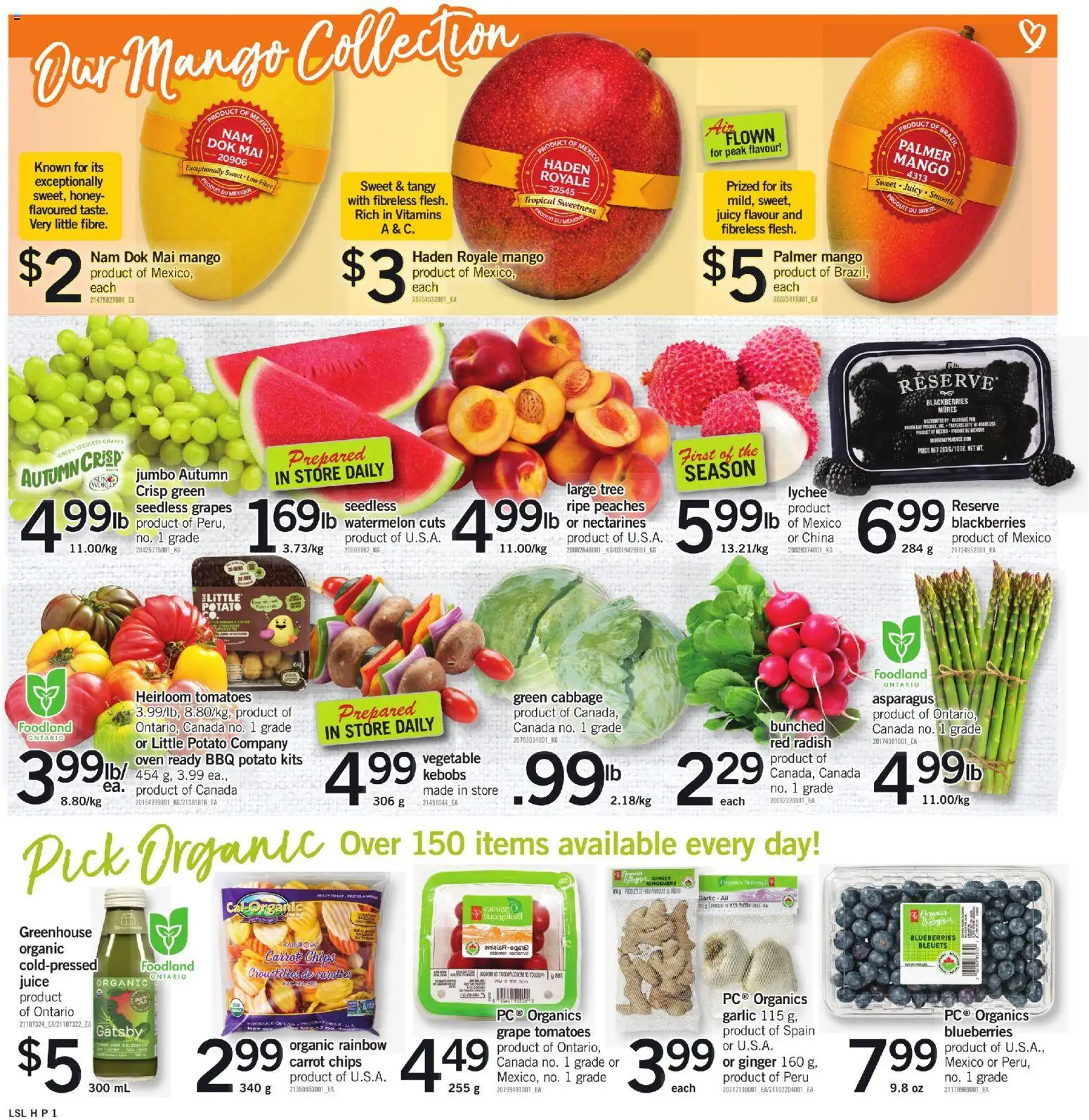 Loblaws flyer valid from 21.05.2026 | Page: 2 | Products: Chips, Oven, Juice, Tomatoes