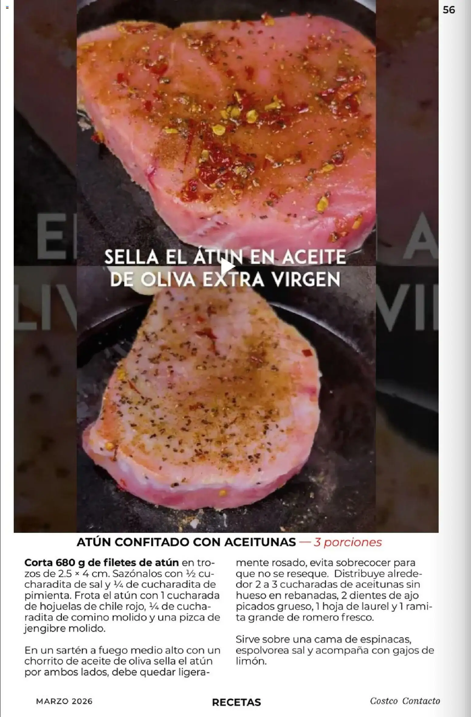 Nuevas ofertas de Costco válidas en toda la República Mexicana desde el 01.03.2026. ¡Encuentra las mejores ofertas en Costco Revista de marzo! | Página: 56 | Productos: Aceitunas, Aceite, Cama, Sartén
