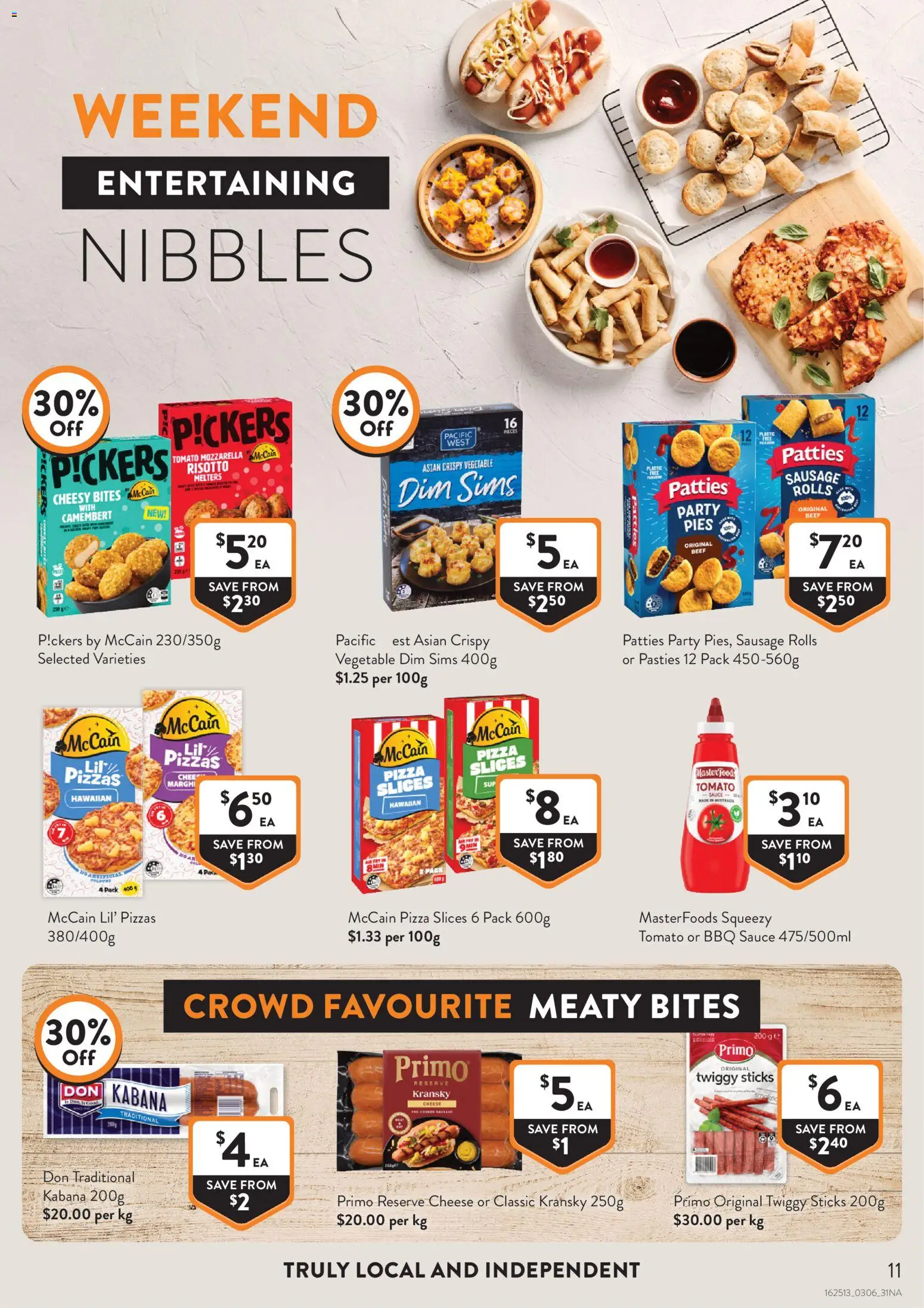 Foodworks catalogue - valid from 03.06.2026 | Page: 11 | Products: Cheese, Pizza, Sauce, Pies