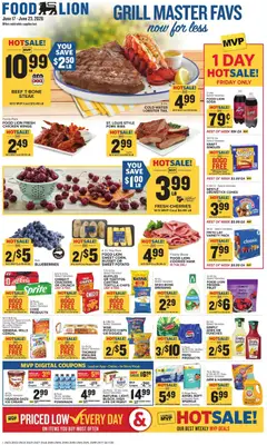 Preview of Food Lion weekly ads valid from 17.06.2026