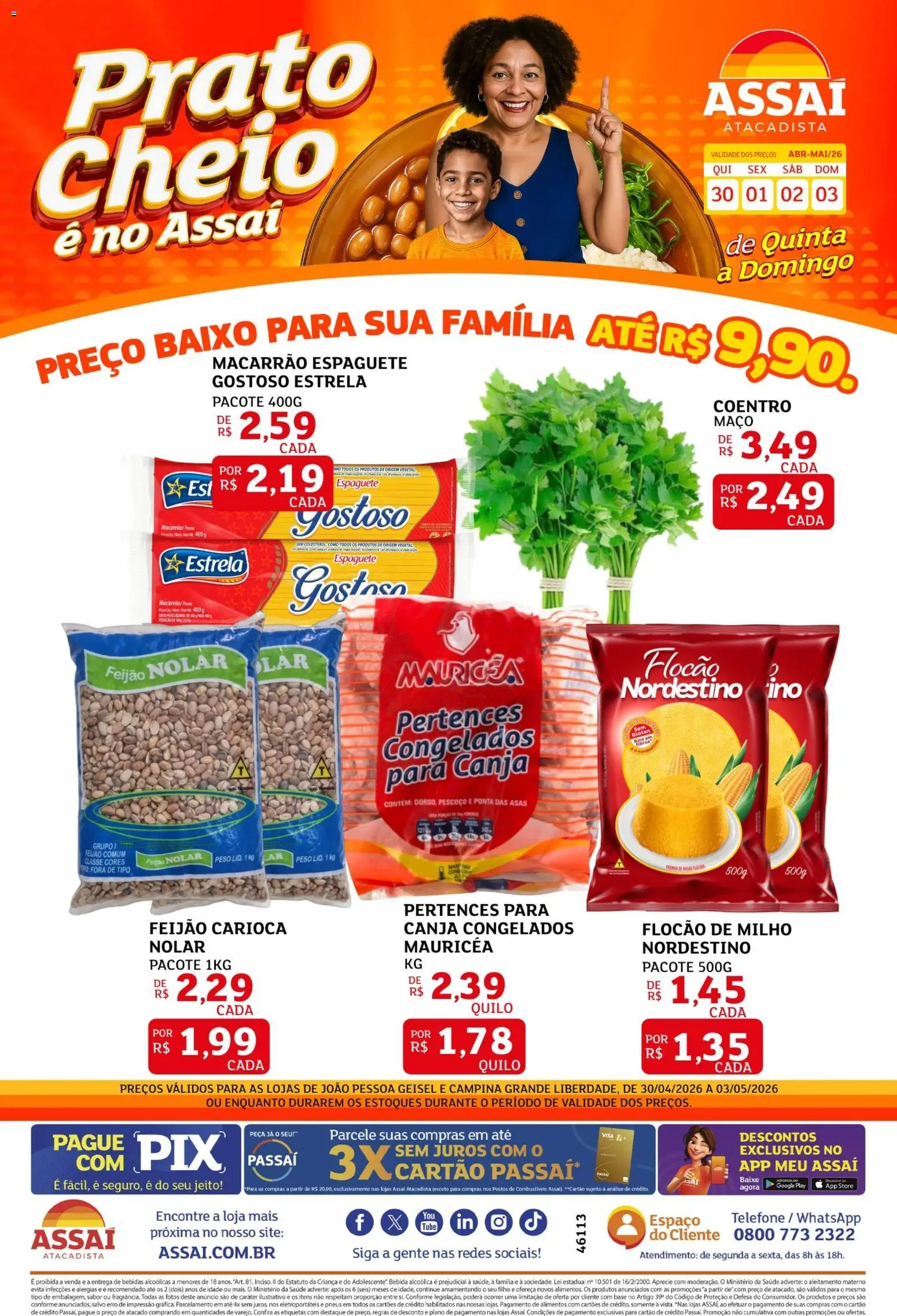 Assaí Atacadista Folheto - válido de 30.04.2026 | Página: 1