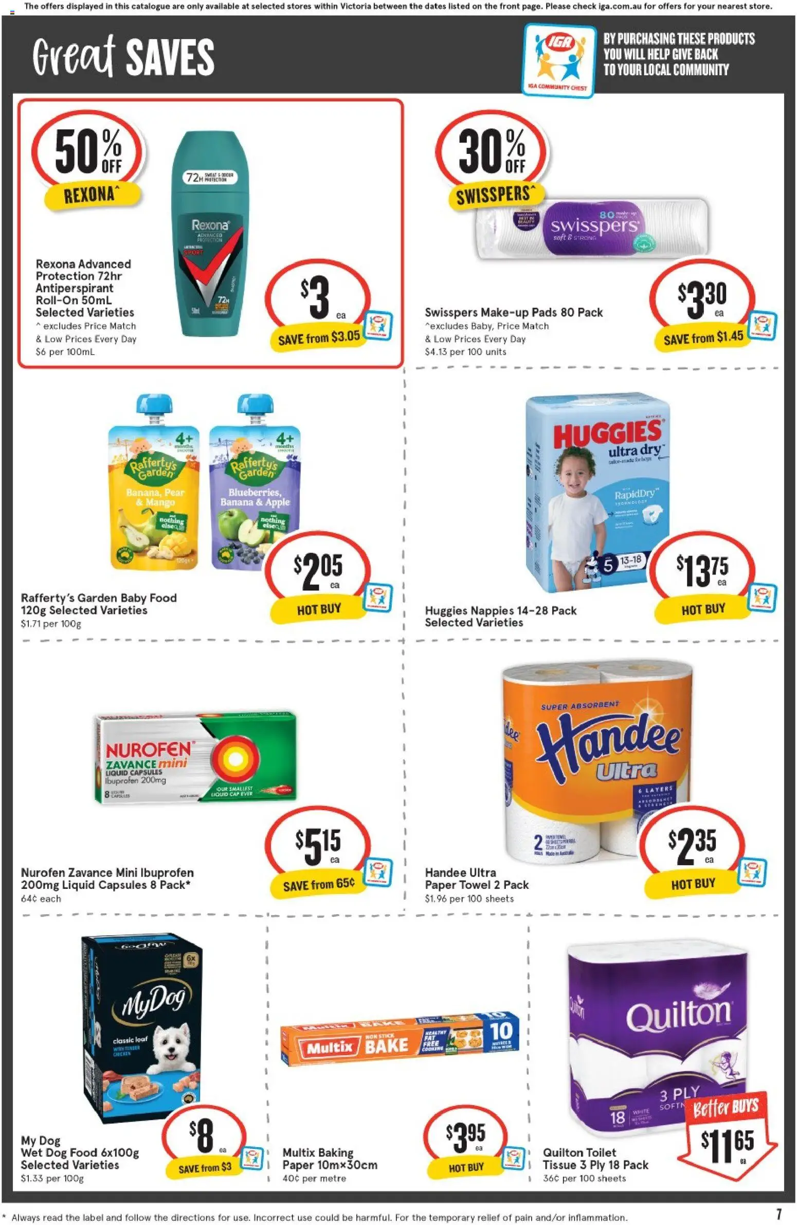 IGA catalogue - valid from 10.06.2026 | Page: 8 | Products: Toilet, Makeup, Nappies, Cap