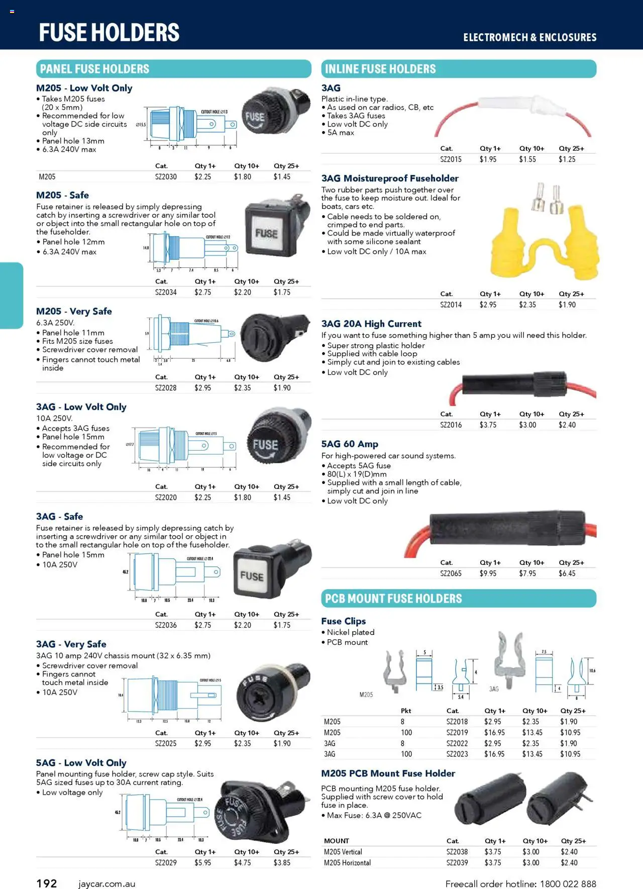 Jaycar catalogue - valid from 09/07/2025 | Page: 192 | Products: Cap, Cable, Clips, Safe