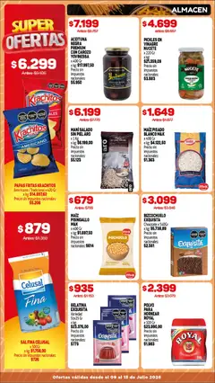 Vista previa Makro Ofertas VOLVETE A ILUSIONAR válido desde el 09/07/2026 | Página: 7 | Productos: Polvo, Sal, Chocolate, Papas fritas
