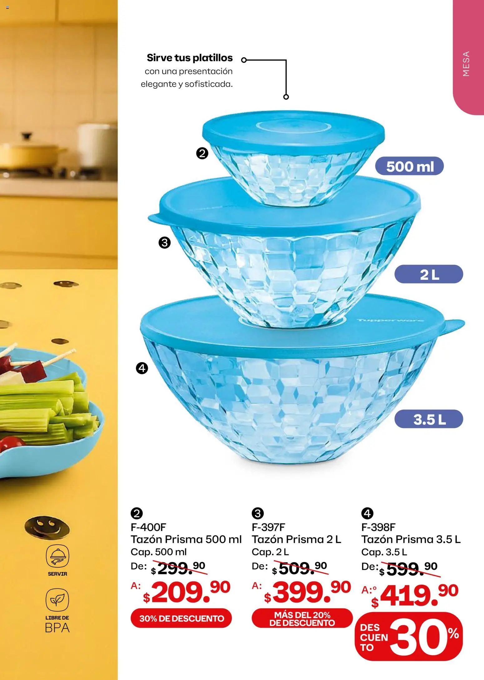 Nuevas ofertas de Tupperware válidas en toda la República Mexicana desde el 05/10/2026. ¡Encuentra las mejores ofertas en Tupperware catálogo! | Página: 93