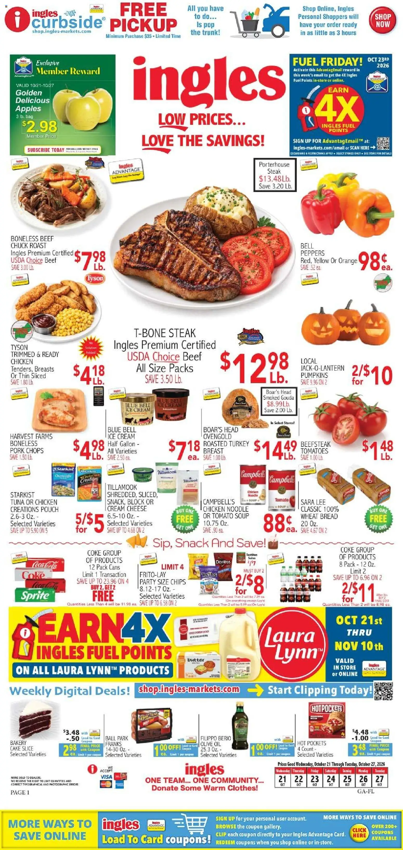 Ingles Weekly Ad - valid from 10/21/2026 | Page: 1