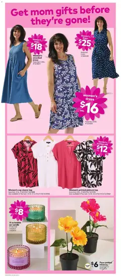 Preview of Women's cap sleeve top, Assorted, S-XL, #1621087/1620888, Also available in Plus size 1X-3X, $14, #1621105/1620906 from shop Giant Tiger valid from 06.05.2026 | Page: 4