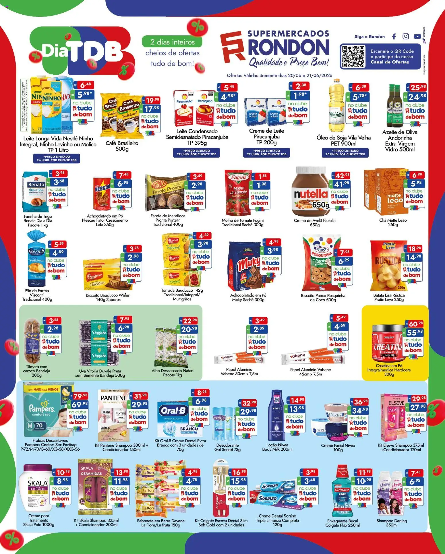 Supermercados Rondon Folheto - válido de 20.06.2026 | Página: 1