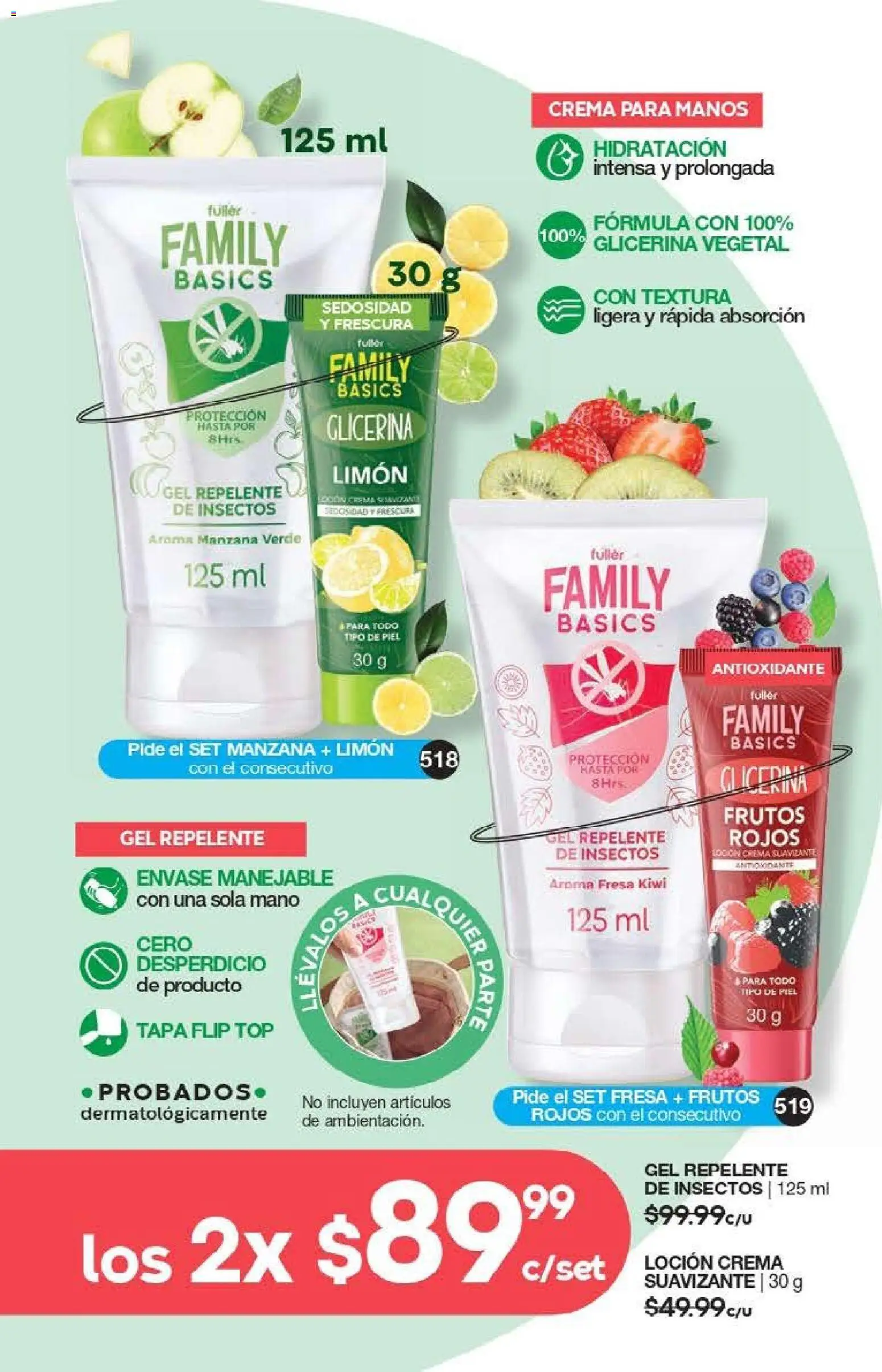 Nuevas ofertas de Fuller válidas en toda la República Mexicana desde el 13.05.2026. ¡Encuentra las mejores ofertas en Fuller campaña 3 2026! | Página: 140 | Productos: Crema, Loción, Repelente, Top