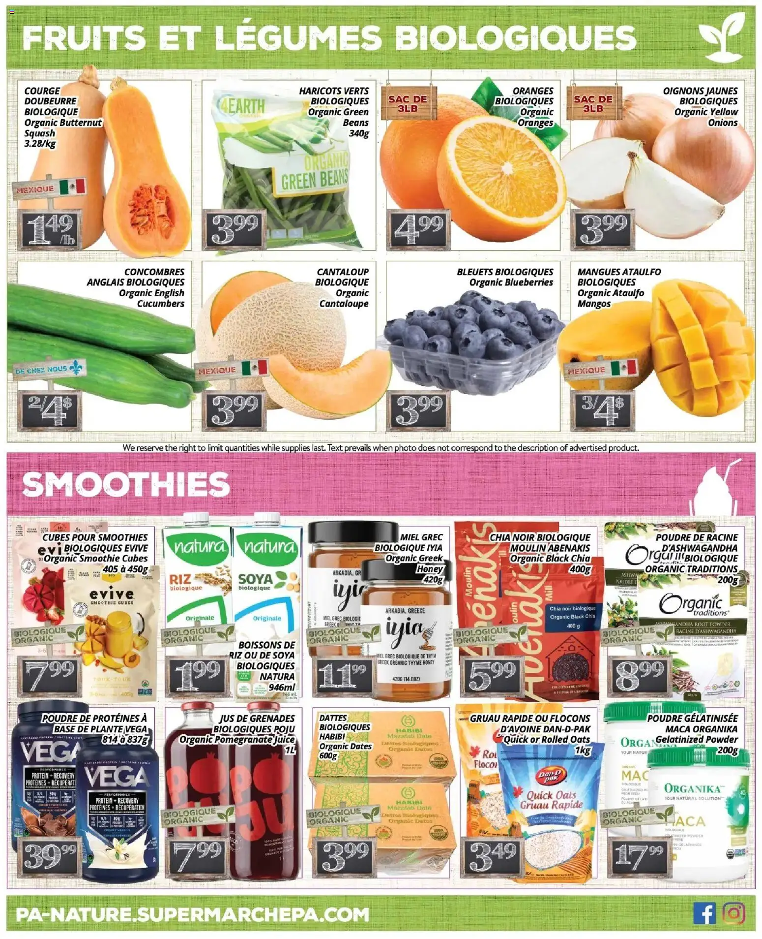 Pa Supermarché flyer valid from 11.05.2026 | Page: 4 | Products: PC, Powder, Juice, Oranges