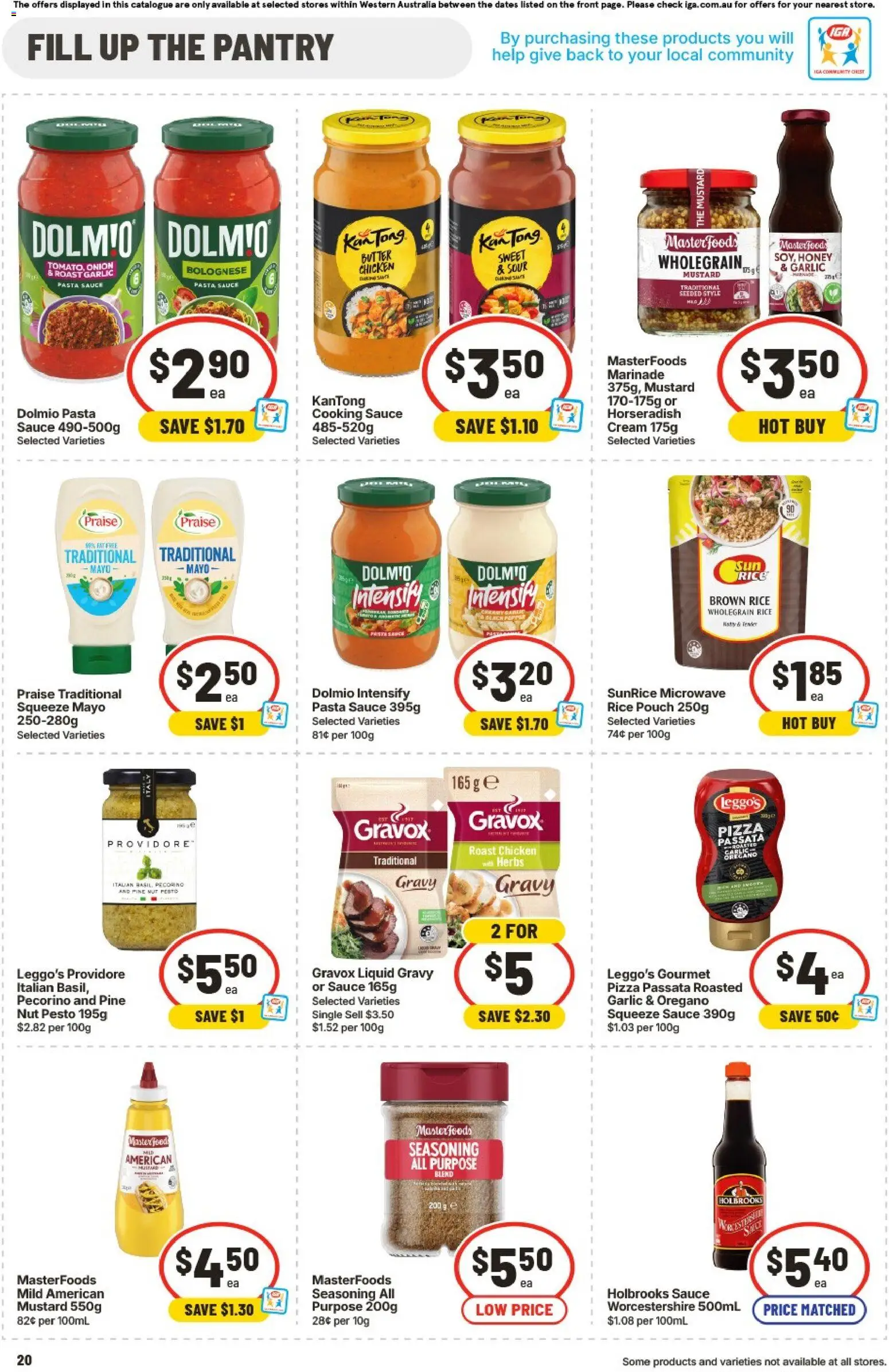 IGA catalogue - valid from 12/08/2026 | Page: 21 | Products: Butter, Honey, Brown rice, Garlic