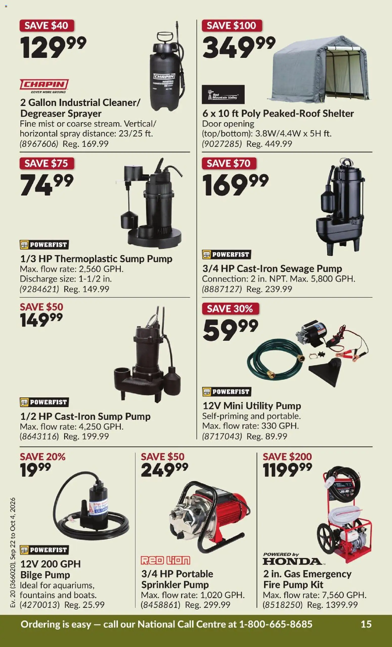 Princess Auto flyer valid from Sep 22, 2026 | Page: 20