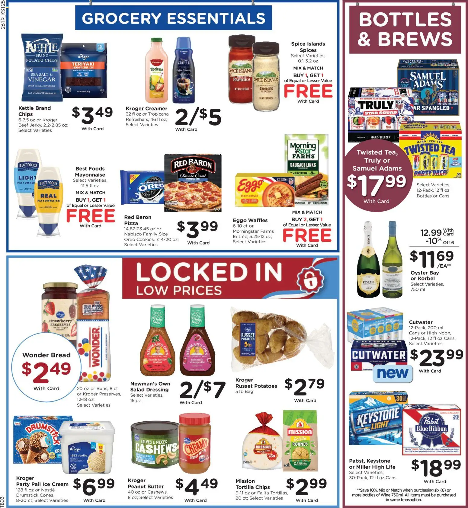 King Soopers Weekly Ad - valid from 10.06.2026 | Page: 8 | Products: Vinegar, Powder, Wine, Potatoes