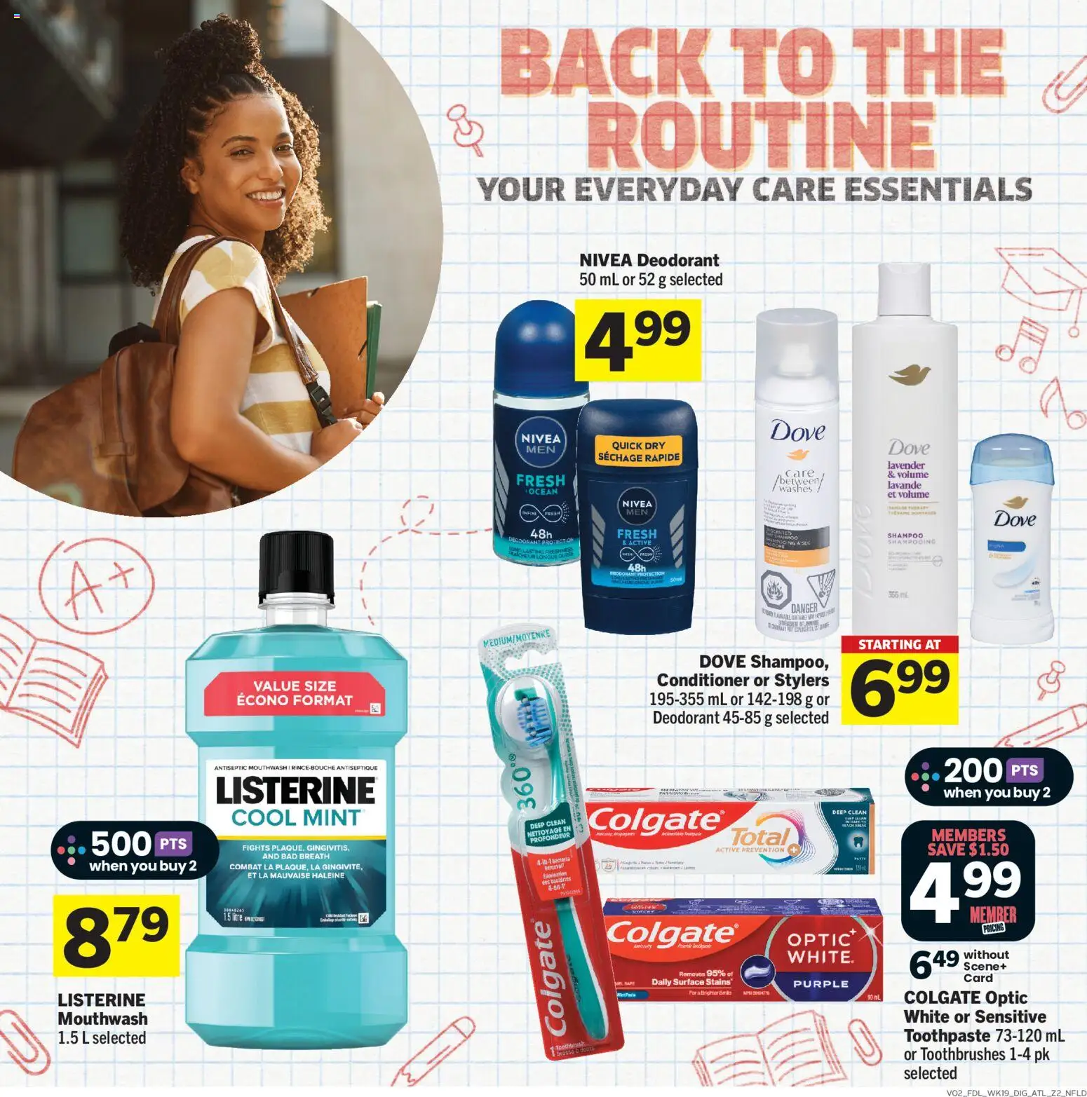 Foodland flyer valid from Sep 3, 2026 | Page: 12 | Products: Shampoo, Conditioner, Toothpaste, Mouthwash