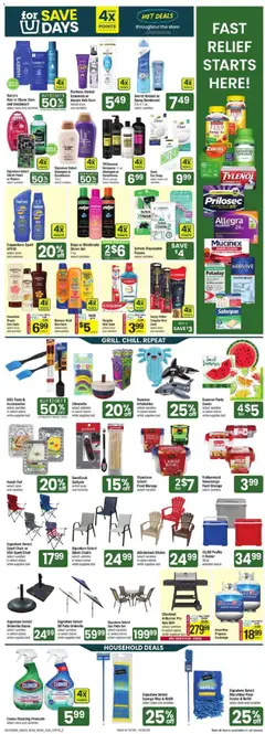 Preview of Shaw's weekly ads valid from 12.06.2026 | Page: 5 | Products: Conditioner, Deodorant, Shave Gel, Grill