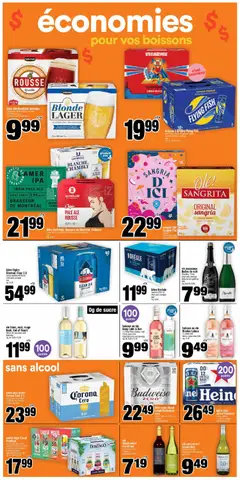 Preview of Super C weekly flyer / circulaire from shop Super C valid from 18.06.2026 | Page: 9 | Products: Fish, Gin, Wine, Beer