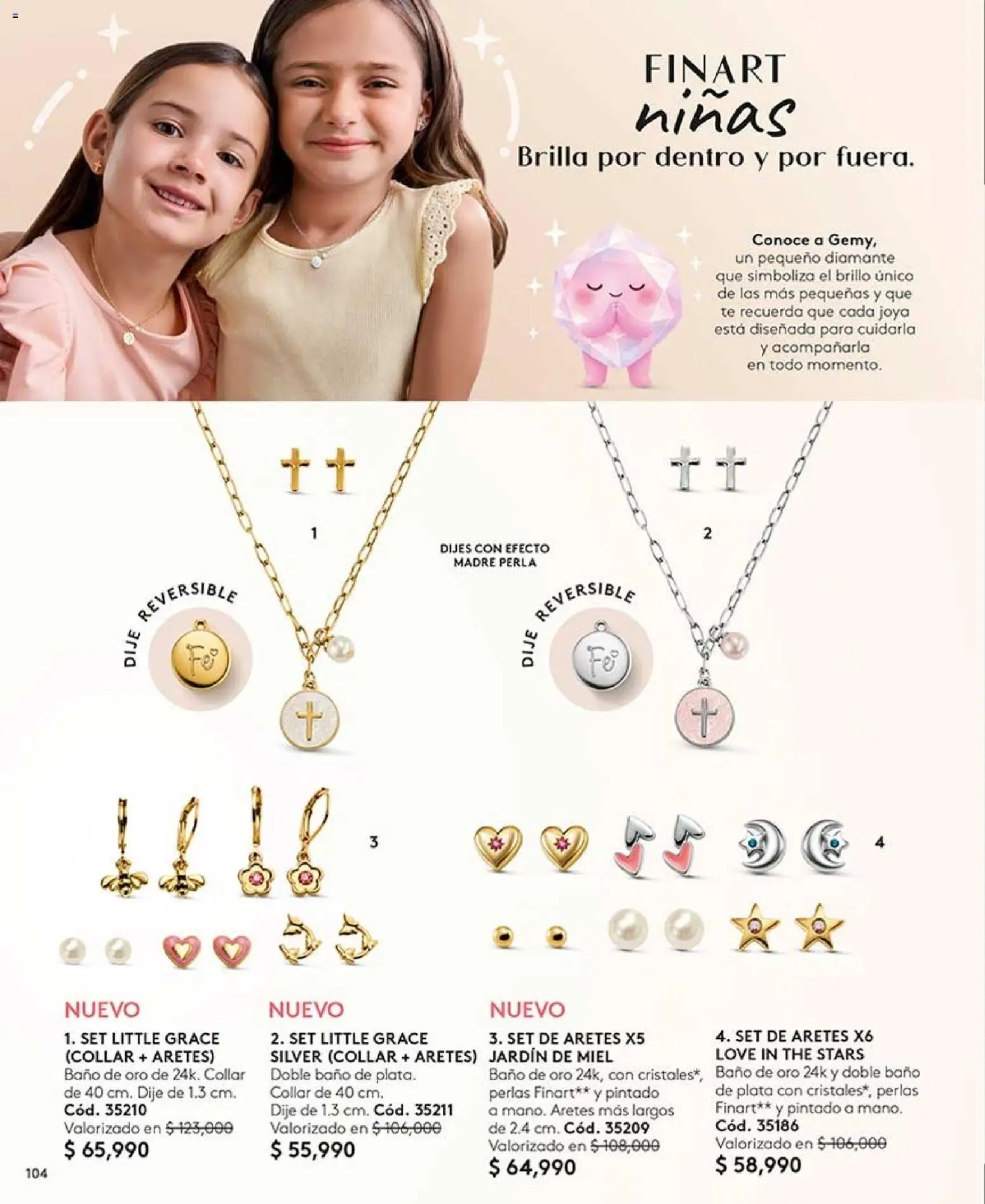 Ésika revista - valida desde el 28/08/2026 | Página: 104 | Productos: Té, Brillo, Baño, Dije