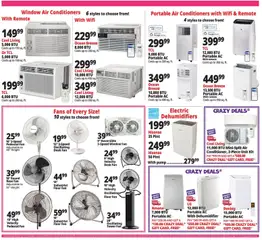 Preview of Ocean State Job Lot weekly ads valid from 06/18/2026 | Page: 3 | Products: Pump, Desk, Dehumidifier, Fan