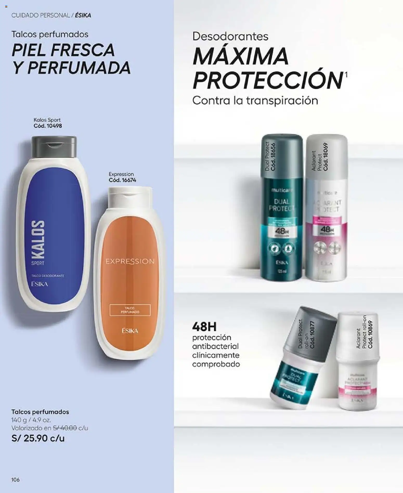 Catálogo Ésika válido desde 09/09/2026 | Página: 108 | Productos: Desodorante