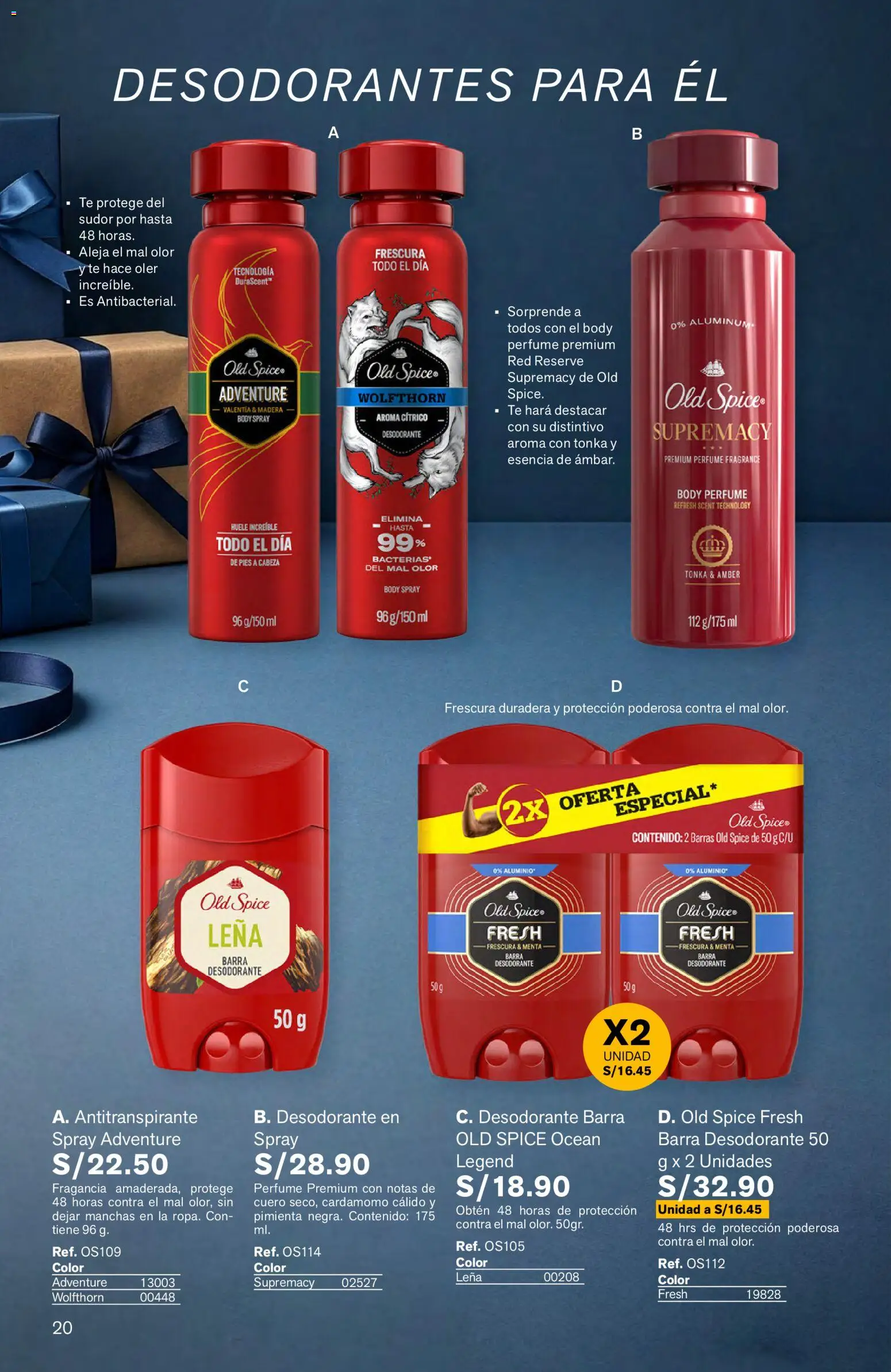 Catálogo Leonisa válido desde 04.06.2026 | Página: 20 | Productos: Desodorante, Antitranspirante, Perfume, Fragancia