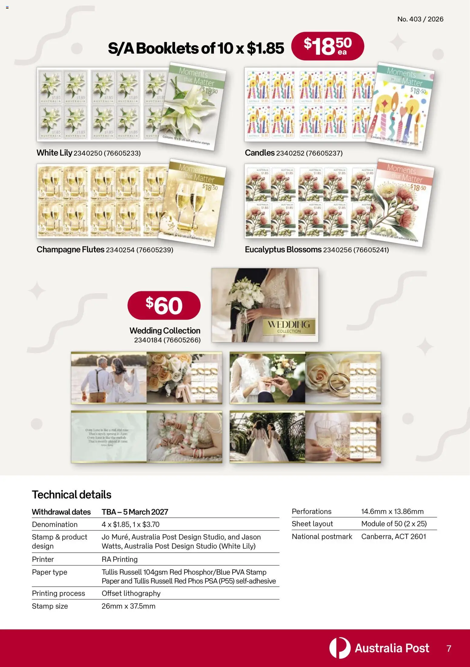 Australia Post catalogue - valid from 01/09/2026 | Page: 7 | Products: Champagne, Candles, Printer
