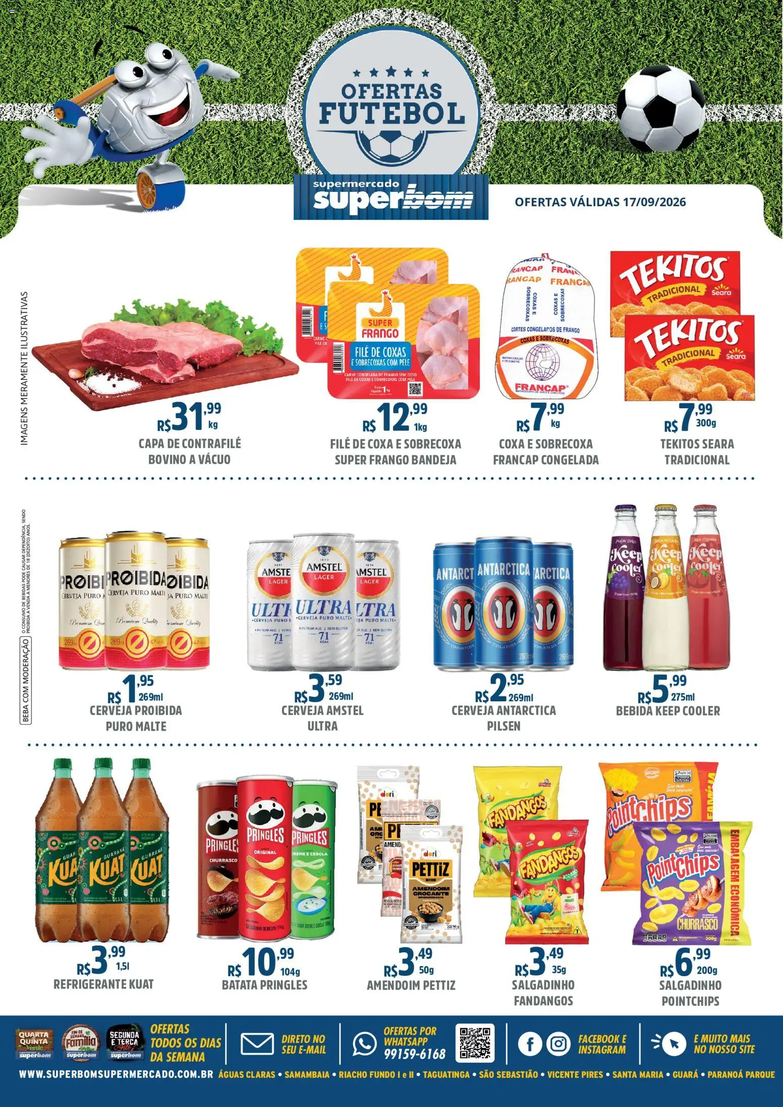 Superbom Folheto - válido de 17/09/2026 | Página: 1 | Produtos: Amendoim, Creme, Batata, Frango