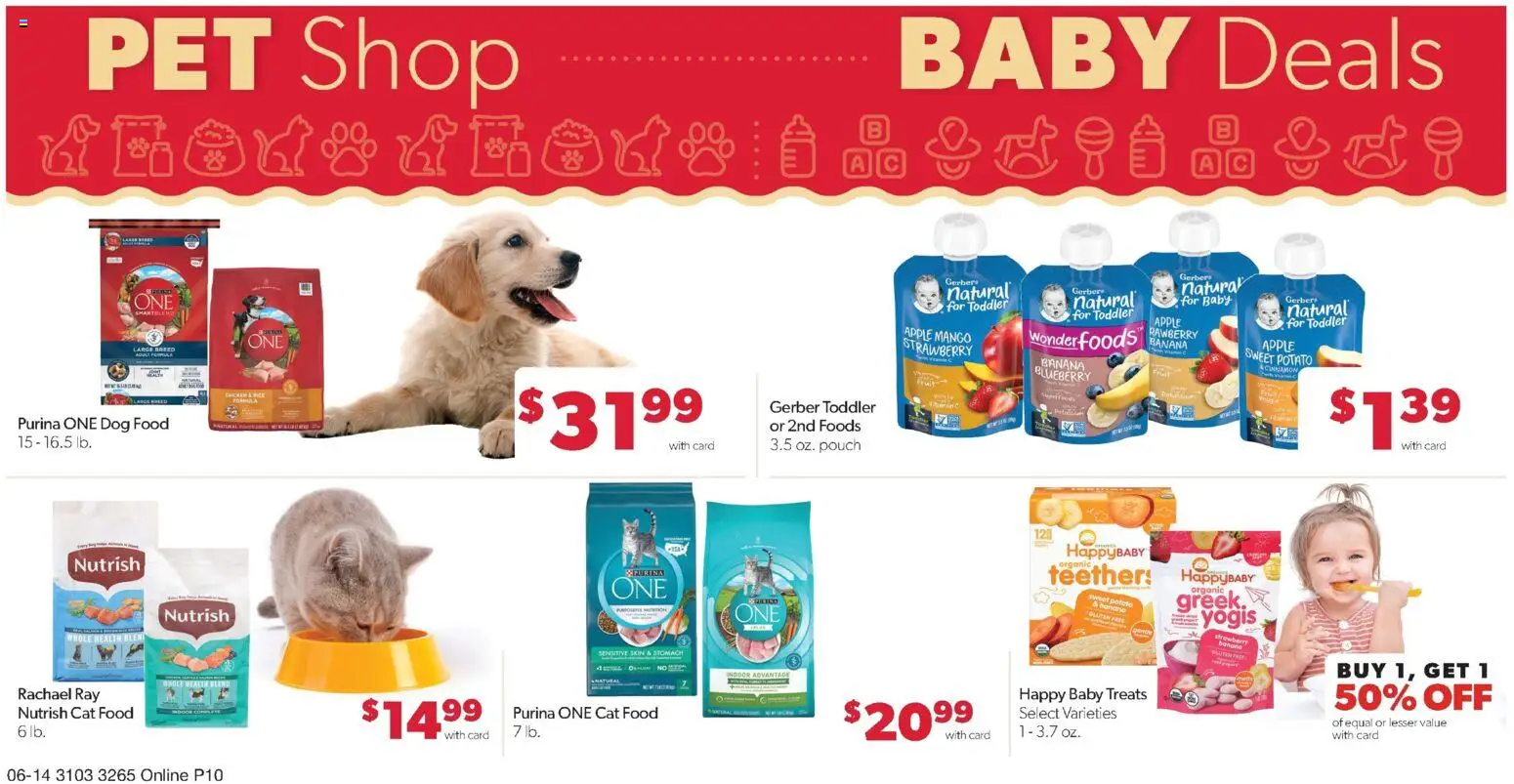 Family Fare Weekly Ad - ND - valid from 14.06.2026 | Page: 14 | Products: Dog Food, Cat Food, Rice, Mango