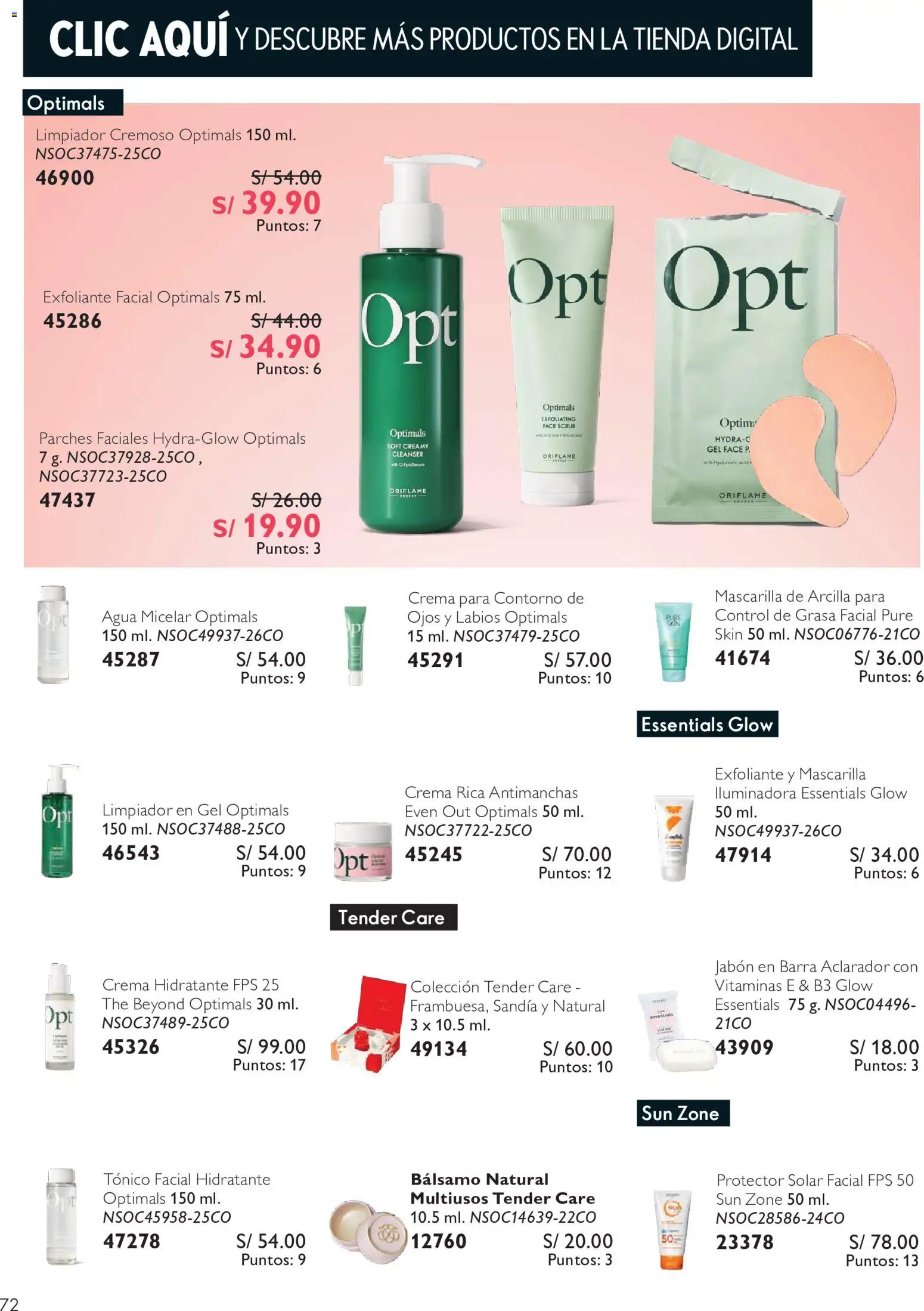 Catálogo Oriflame válido desde 24/10/2026 | Página: 72