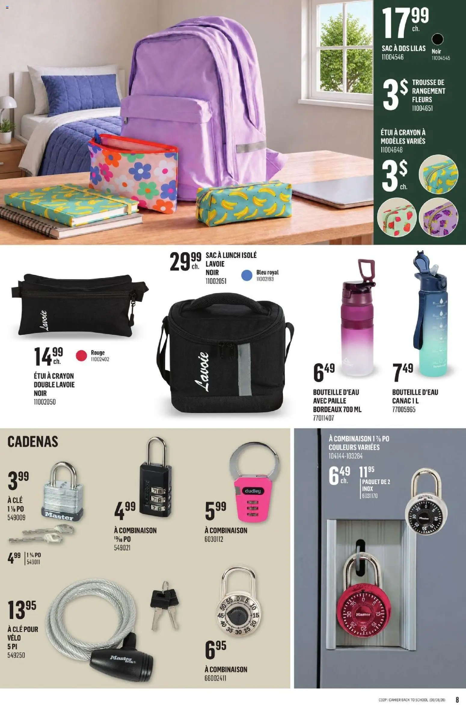 Canac flyer valid from Aug 6, 2026 | Page: 8 | Products: PC