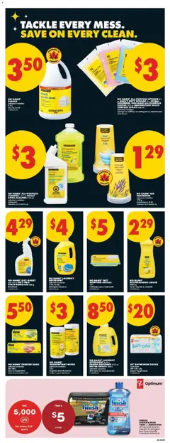 Preview of No Frills weekly flyer / circulaire from shop No Frills valid from Oct 1, 2026 | Page: 10 | Products: Fabric softener, Stain remover, Disinfectant wipes, Capsules