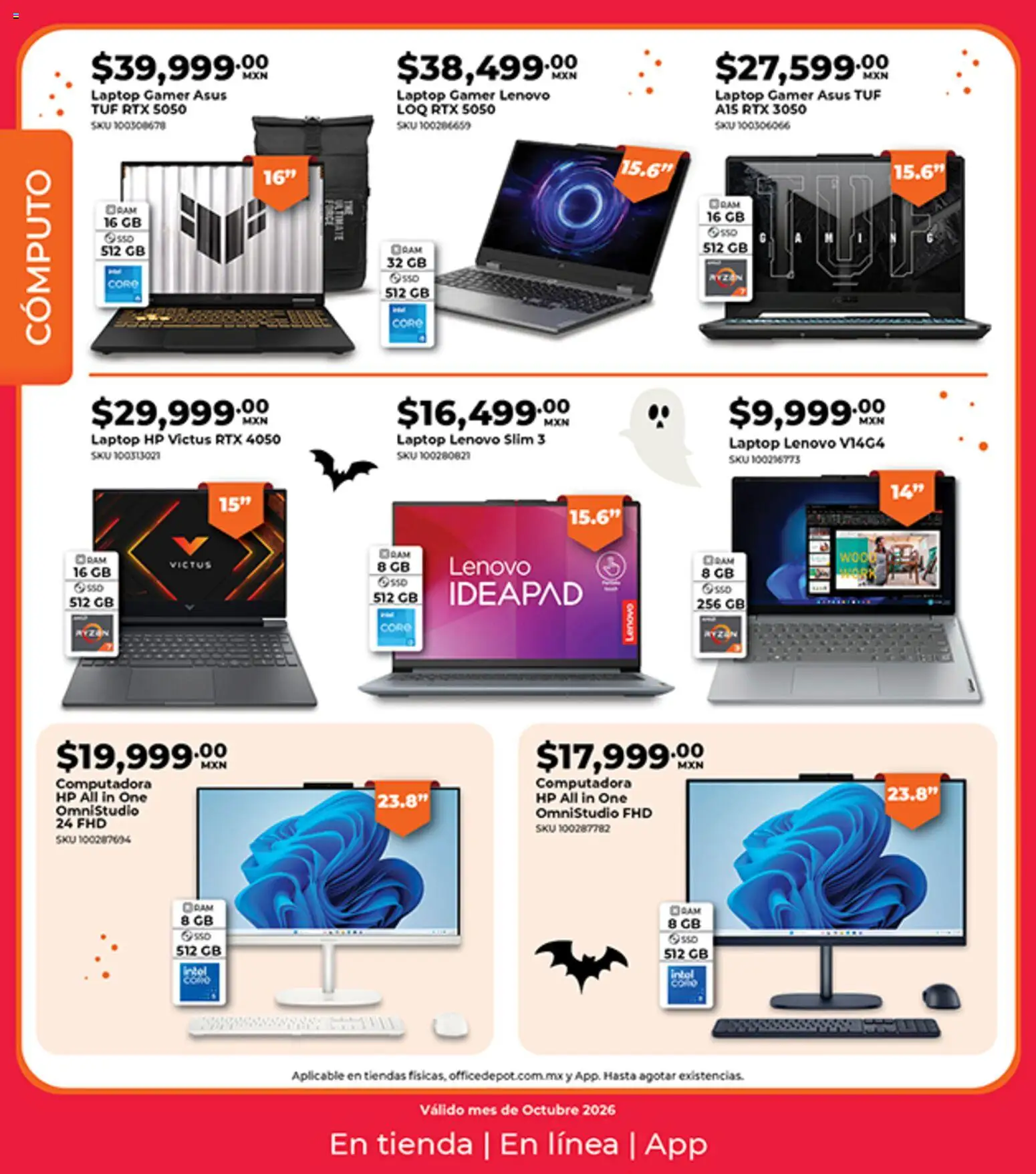 Nuevas ofertas de Office Depot válidas en toda la República Mexicana desde el 01/10/2026. ¡Encuentra las mejores ofertas en Office Depot catálogo! | Página: 10